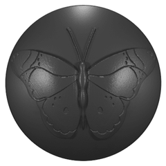 Custom Jeep Badges - Passenger Side (HD) Butterfly 