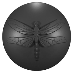 Custom Jeep Badges - Passenger Side (HD) Dragonfly 