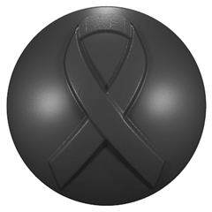 Copy of Custom Jeep Badges (HD) High Definition 23 Gladiator Breast Cancer Ribbon