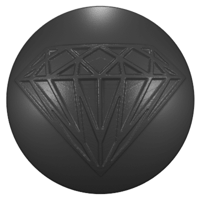 Custom Jeep Badges - Passenger Side (HD) Diamond 