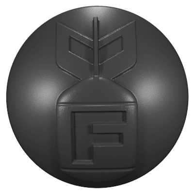Custom Jeep Badges - Passenger Side (HD) F Bomb 
