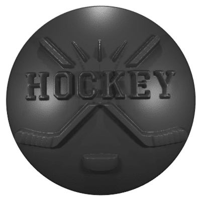 Custom Jeep Badges - Passenger Side (HD) Hockey 