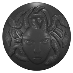 Copy of Custom Jeep Badges (HD) High Definition 23 Gladiator Medusa