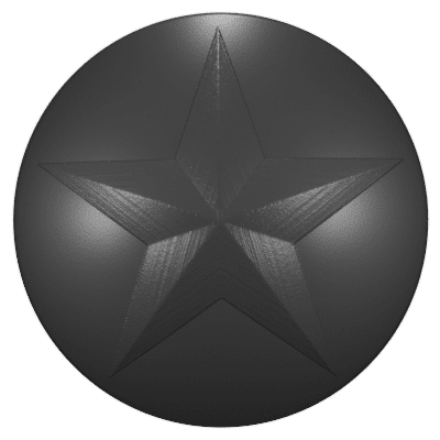 Jeep Center Wheel Caps (HD) Single Star 