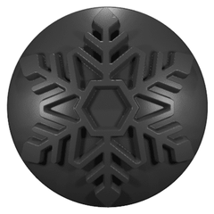 Jeep Center Wheel Caps (HD) Snowflake 
