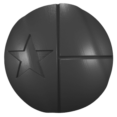 Jeep Center Wheel Caps (HD) Texas Flag 