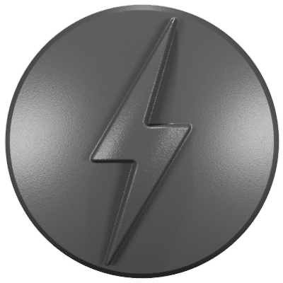 2018 - 2023 Jeep Wrangler & Gladiator Wiper Caps (HD) Lightning Bolt 