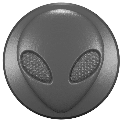 2018 - 2023 Jeep Wrangler & Gladiator Wiper Caps (HD) Alien 