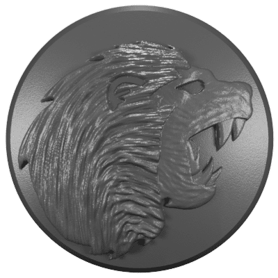 2018 - 2023 Jeep Wrangler & Gladiator Wiper Caps (HD) Lion 
