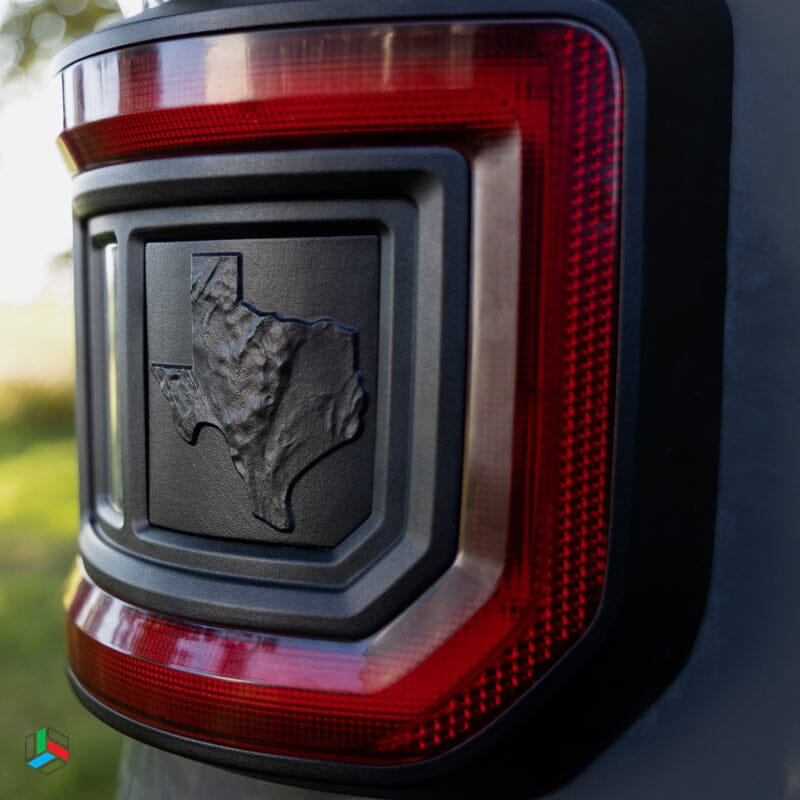 Custom Panels for Oracle JT Gladiator Flush Lights Texas Embossed 