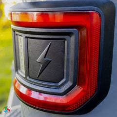 Custom Panels for Oracle JT Gladiator Flush Lights Lightning Bolt 
