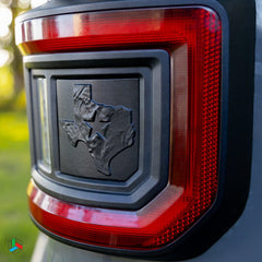 Custom Panels for Oracle JT Gladiator Flush Lights Texas Embossed Star 